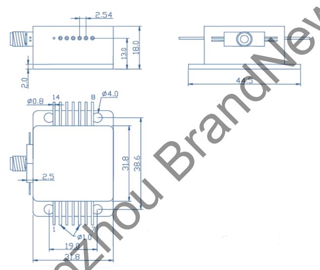 8W 808nm Aiming Beam Fiber Coupled Diode Laser — изображение 2