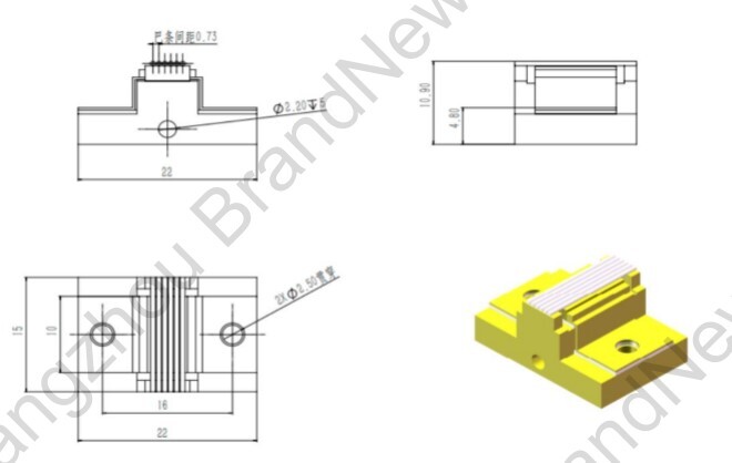 600W 808nm Horizontal Array Diode Laser Stack — изображение 2