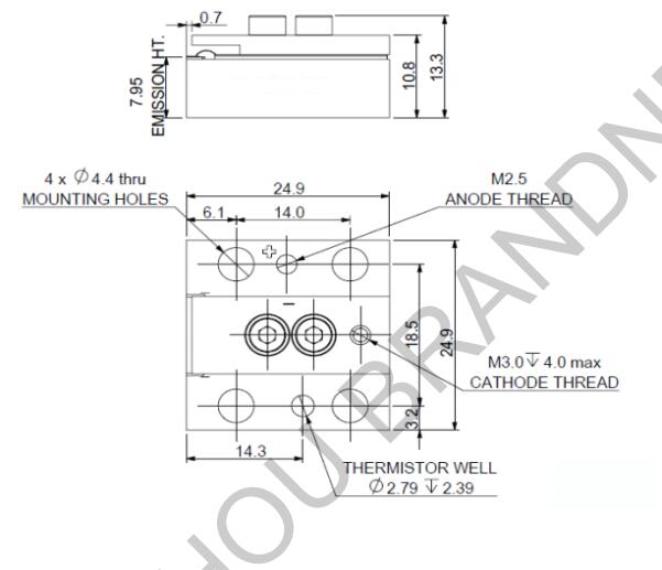 30W 808nm CS Single Bar Diode Laser With FAC — изображение 2