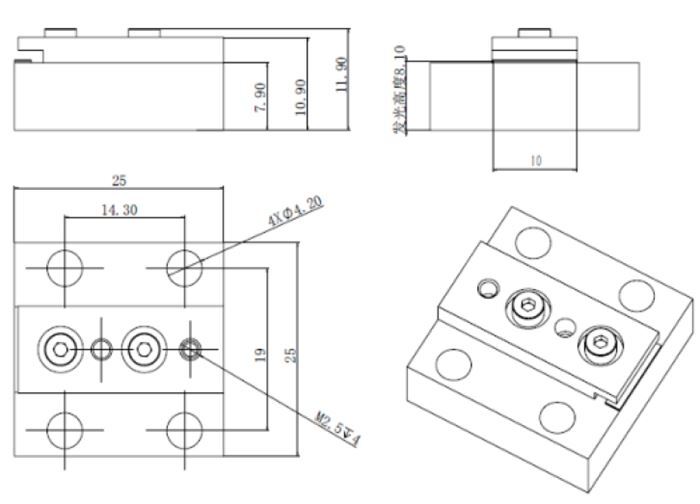 60W 808nm Conduction Cooled Single Bar Laser Diode — изображение 2
