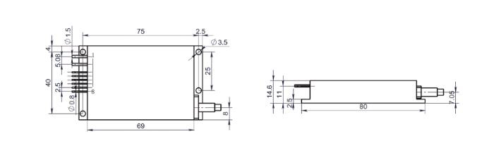 808nm Fiber Diode Laser Module with 400um, 0.22NA — изображение 3