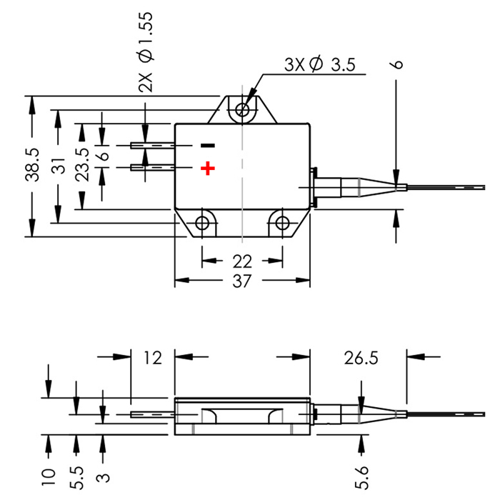 30W 915nm 105um Fiber Core Fiber Coupled Diode Laser With Jenoptik Chips — изображение 2