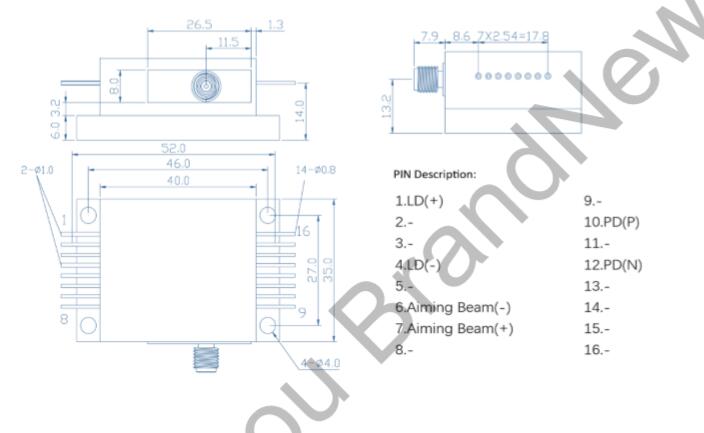 20W 976nm 16 pin CW Fiber Coupled Diode Laser — изображение 2